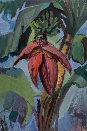 Inspiriert von Brasilien: Bananenblüte, 1947-50, Nachlass von Fritz Steisslinger